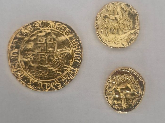 3 ANCIENT GOld Replica Coins