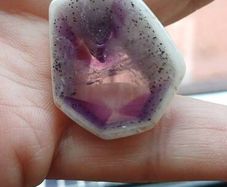 Necklace Trapiche Amethyst Slice
