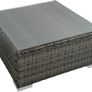 800762 XXL poly rattan seating group Venice, 6 seats 1 table 1 stool with stainless steel screws, extra thick seat cushions - various colors - (grey | No. 402698 Image 4