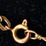 Vintage 9ct yellow gold aquamarine necklace Image 5
