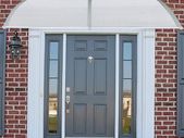 FRONT DOOR CANOPY  Outdoor Awning, Rain Shelter for Back Door, Porch, Patio, Window