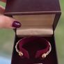 Vintage 9ct Gold Tricolour Torc Bangle Image 2