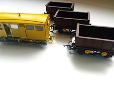 Model  Railway Irish  Ballast Wagon  Set