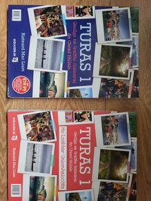 Turas 1. Junior cert Irish book, CD and portfolio.
