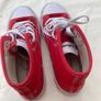 Canvas trainers. Sneakers Casual Red size 4 Image 2