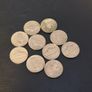 1948-1994 10 x US 5 Cent Coins Nickels Jefferson Lot Image 3