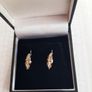 Real gold earrings stamped childs Creote Image 6