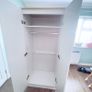 White Wooden Wardrobe Image 2