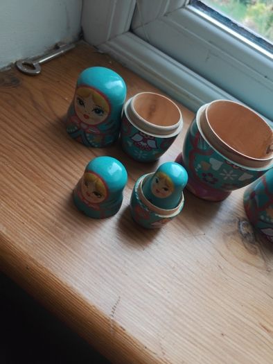 wooden stackable Dolls