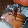 Vintage Leather Horse Image 2