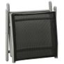 3 Piece Garden Lounge Set Textilene and Aluminium Silver Image 10