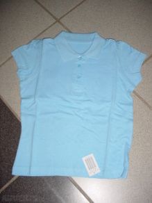 BNWT - Age 5 to 6 Years - Girls Polo Shirt - 100% Cotton - #