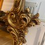 Elegant ornate gold toned oval wall mirror Image 3