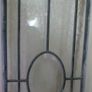 Antique Stunning Leaded Stained Glass Window Art  40,5" x 9" Image 4