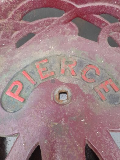 Vintage Cast Iron  Pierce Tractor Seat