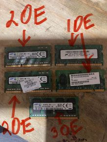 Various laptop RAM