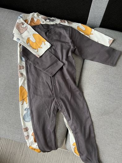 Two M&S sleepsuits 12-18 months, new