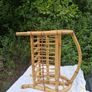 Vintage Bamboo and Rattan Magazine Rack Image 10