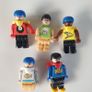Lego minifigure bundle inc bikes skateboards Image 6