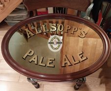 Antique Advertising Mirror.