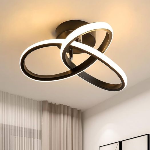 NEW SALE | LED Ceiling Lights, 22W 2500LM Creative Flower Design Ceiling Light, Aluminium Ceiling Lighting Fixture for Living Room, Bedroom, Kitchen, Hallway, Warm White 3000K
