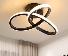 NEW SALE | LED Ceiling Lights, 22W 2500LM Creative Flower Design Ceiling Light, Aluminium Ceiling Lighting Fixture for Living Room, Bedroom, Kitchen, Hallway, Warm White 3000K