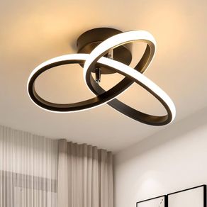 NEW SALE | LED Ceiling Lights, 22W 2500LM Creative Flower Design Ceiling Light, Aluminium Ceiling Lighting Fixture for Living Room, Bedroom, Kitchen, Hallway, Warm White 3000K