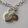 925 Stamped Silver Heart Charm Bracelet Image 4
