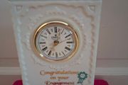 Donegal Parian China Mantel engagement Clock