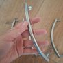 Silver cupboard or wardrobe handles Image 3