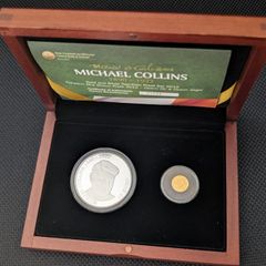 Ireland Gold & Silver Proof Coin Set 2012. Michael Collins. 90th. Anniversary