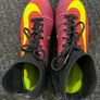 Nike Mercurial Superfly V Fg Total Crimson Uk7 Used Soccer Football Boots Image 5
