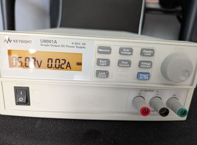 power supply 30V 3A Keysight U8001A
