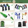 100ft Garden Hose Pipe Expandable Garden Hose with 3/4", 1/2" Fittings, Anti-Leakage - Flexible Expanding Hose with 10 Function Spray Nozzle (100FT, Black) Image 2