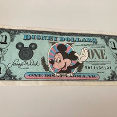 Disney Dollar Mickey Mouse year 1990