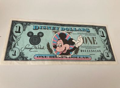 Disney Dollar Mickey Mouse year 1990