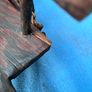 Vintage miniature wooden cart Image 6