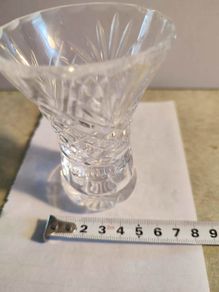 Small Crystal Vase.
