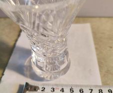 Small Crystal Vase.