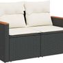 Garden Sofa 2 seater Poly Rattan Image 10