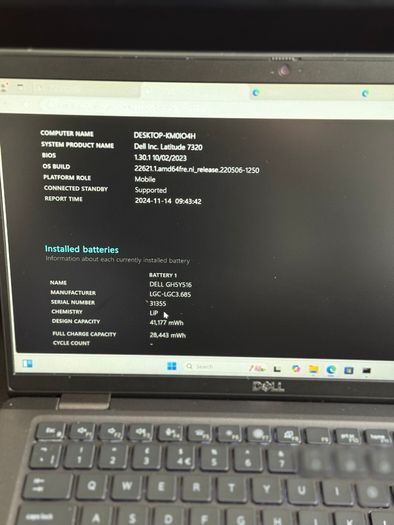 Dell Latitude 7320 Laptop i5/16GB/256SSD/FHD