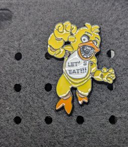 Chica fnaf enamel pin