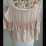 top American eagle a size large cold shoulder effect with frilled detail stripe Image 4