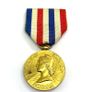 Vintage Gilded Bronze French Railway Medal Image 3
