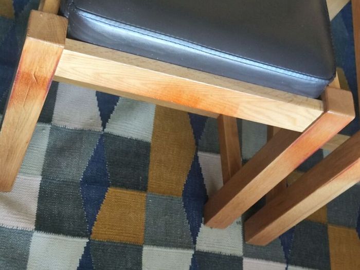 Oak Dining Chairs and Bench for Sale
