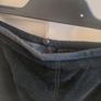 NEXT ladies black velvet crush feel skirt Image 2
