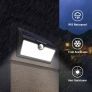 78 LED Solar Motion Sensor Security Lights - Solar Powered Lights Waterproof Wireless Wall Lights Solar Lamps with 3 Intelligent Modes for Outside(2 Pack) Image 5