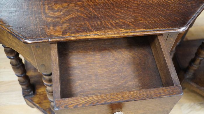 Pair of Arts & Crafts Oak Side Tables