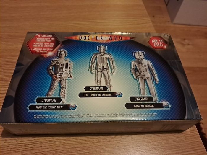 Doctor Who: Cybermen Age of Steel 3-pack 5.5'' Rare