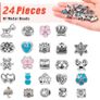 90 PCS Charm Bracelet Making Kit, Jewelry Making Supplies Beads, Bracelets for DIY Craft, Mermaid Girls Gift Jewelry Making Supplies Set for Girls Kids Teens and Adults (FREE POSTAGE) Image 5